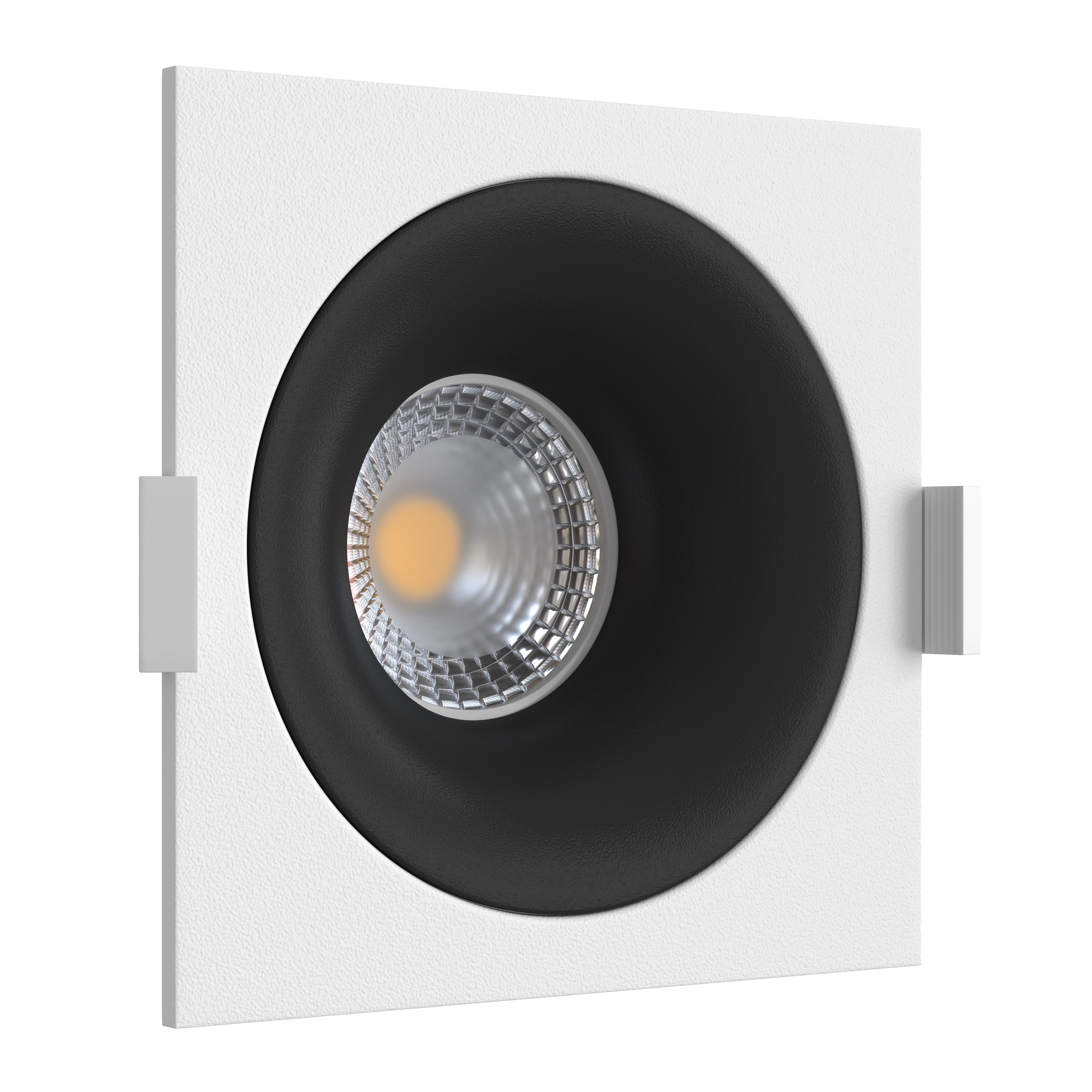 Встраиваемый светильник под сменную лампу Ledron MJ1003 SQ White-Black (2340)