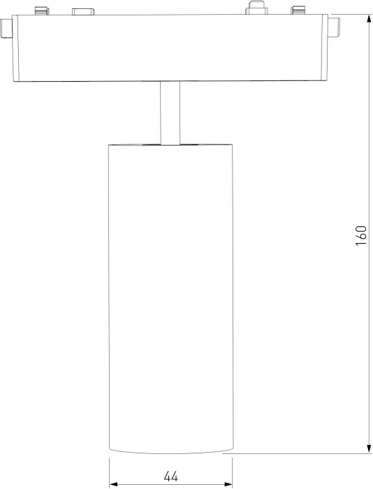 Трековый светильник Elektrostandard Flat Magnetic 9W 4000K Arcos чрный 8509501 (electrostandart_a063712)