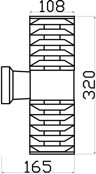 Настенный светильник уличный Bronx O576WL-02GR IP 54 (o576wl-02gr)