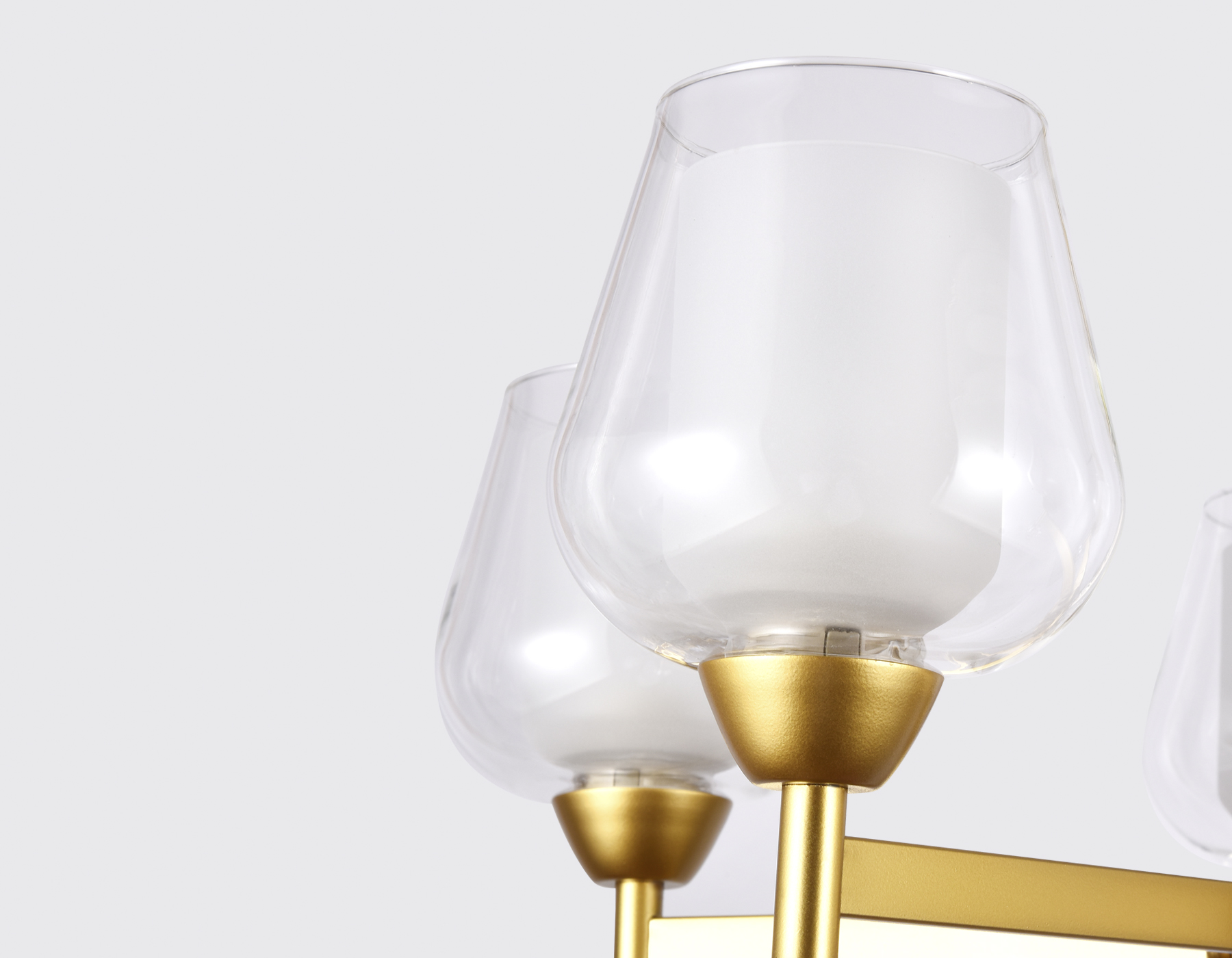 Подвесная люстра со сменными лампами TR3154/5 GD/CL золото/прозрачный E27/5 max 40W D630*460