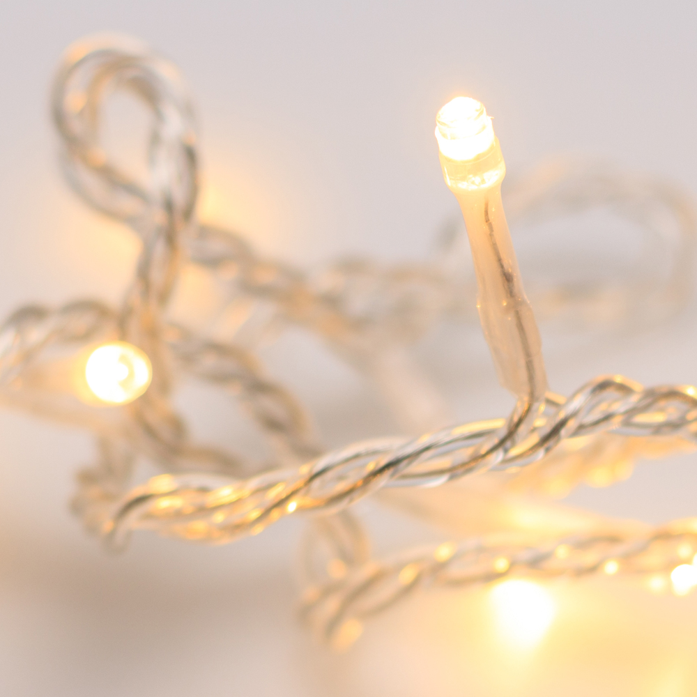 Светодиодная гирлянда ARD-STRING-HOME-5000-CLEAR-50LED-STD WARM (230V, 3.5W) (Ardecoled, IP20) 025749