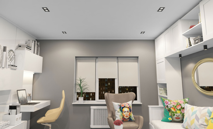 Встраиваемый светильник светодиодный DK3072-BKWH (dk3072-bk_wh)