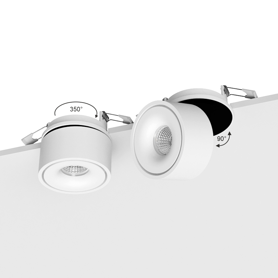 Встраиваемый поворотный светодиодный светильник LB13 White 4000K (10698)