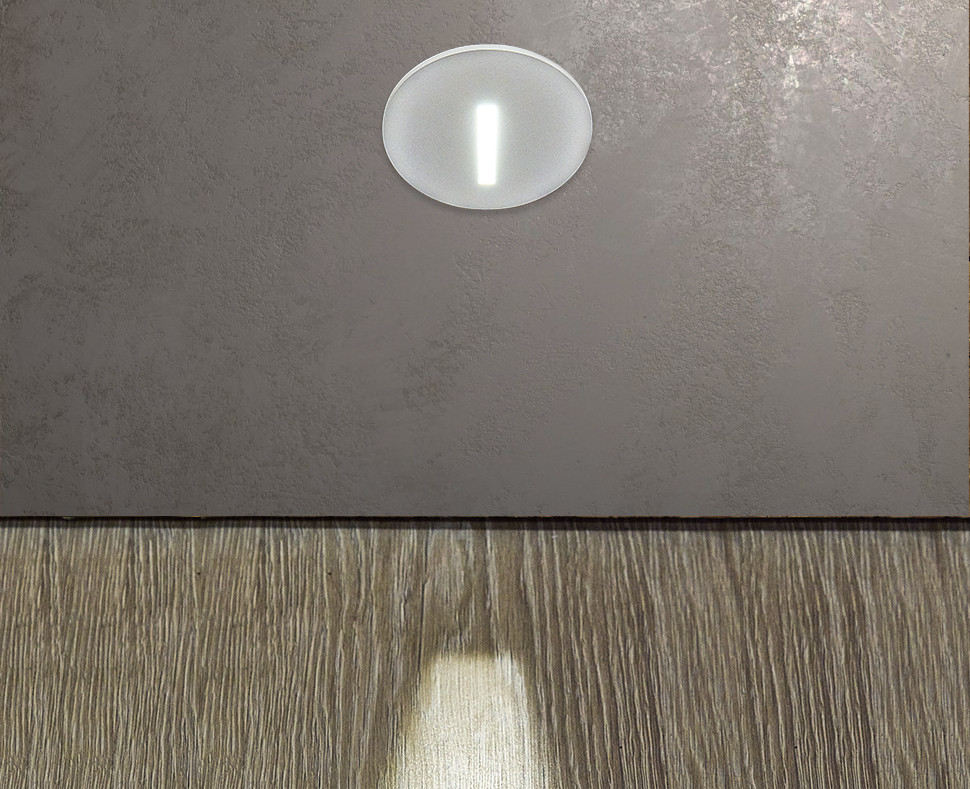 DL 3034 white светильник встраиваемый