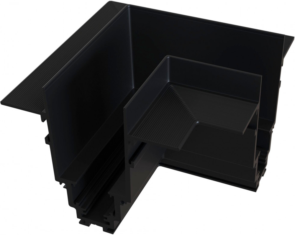 Угловой коннектор S35 встраиваемый черный магнитный Maytoni Technical TRA004CL-22B