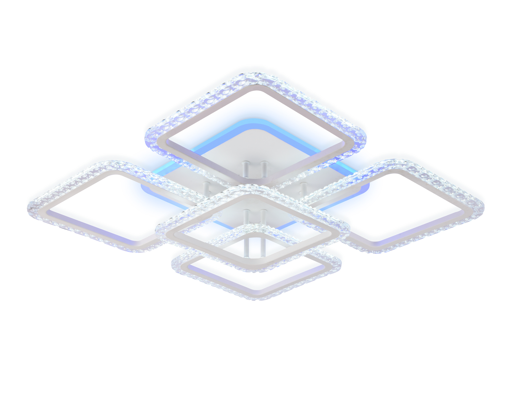 Потолочный светодиодный светильник с пультом FA5301 WH белый 140W 770*770*130 (ПДУ РАДИО 2.4)