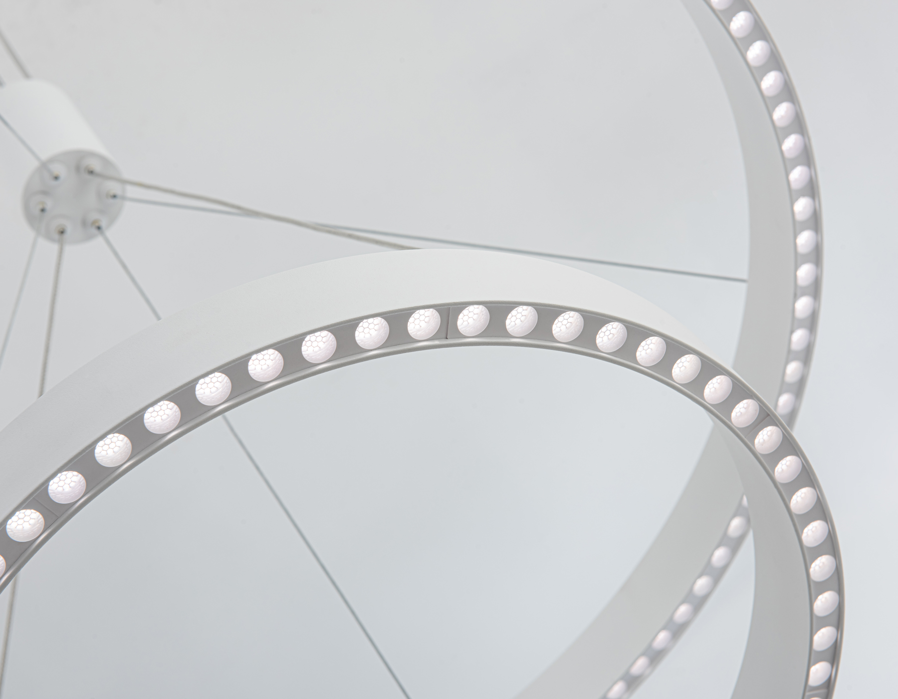 Подвесной светодиодный светильник FL5884/2 WH белый 45W 3000K/4200K/6400K D600/400*1200 (без ПДУ)