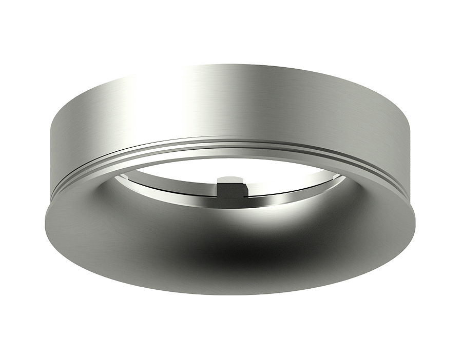 Насадка передняя для корпуса светильника с диаметром отверстия D70mm N7013 MCH хром матовый D70*H20mm Out2mm MR16