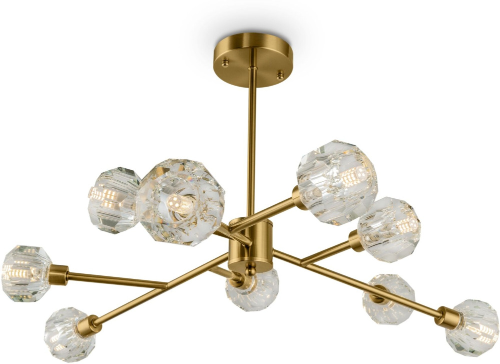 Потолочная люстра хрустальная Grace FR5114PL-09BZ (fr5114pl-09bz)