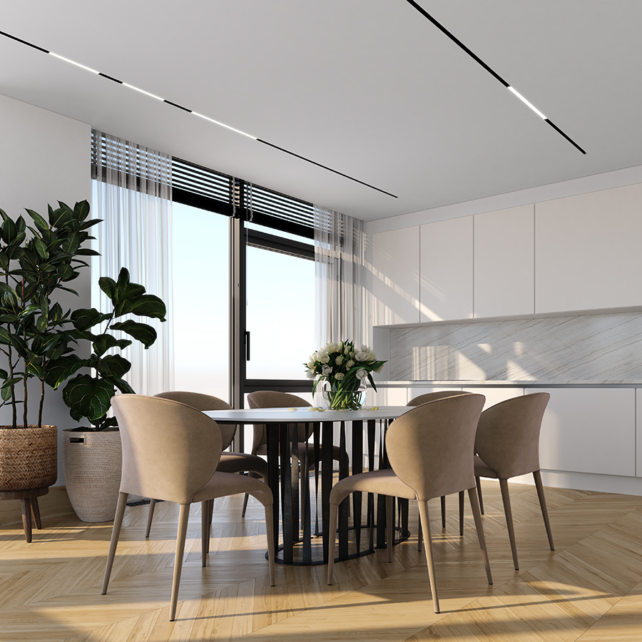 Светодиодный светильник для магнитной системы Ledron Nero 300 3000K (9703)