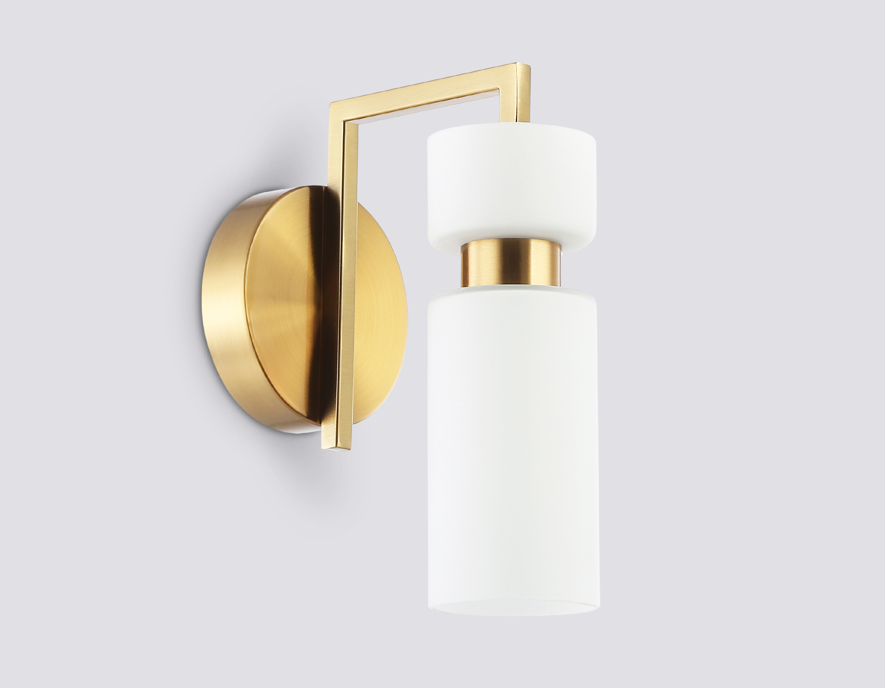 Настенный светильник LH56130 BS/FR латунь/белый матовый E14 max 40W 150*100*210