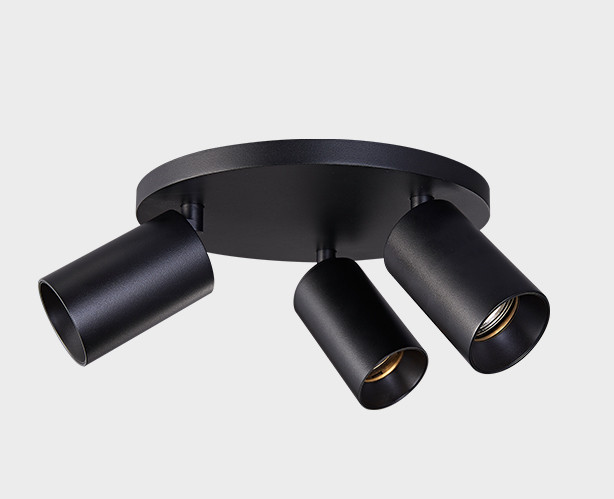 DANNY R3 black светильник потолочный