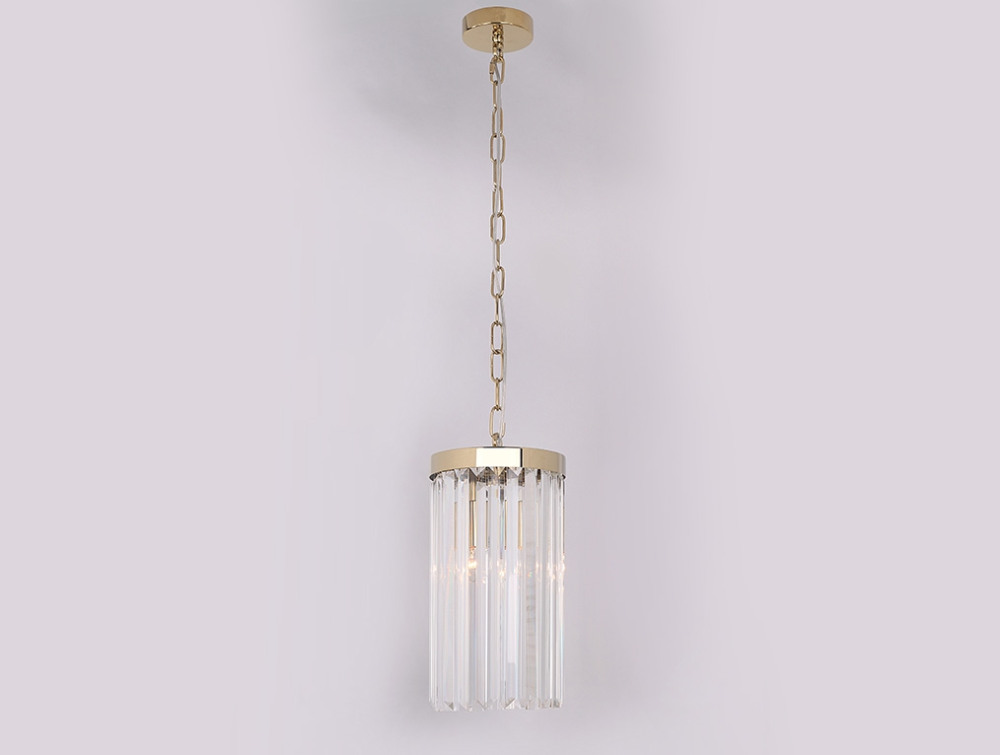 Подвесной светильник хрустальный 10111S gold (10111_s_gold)