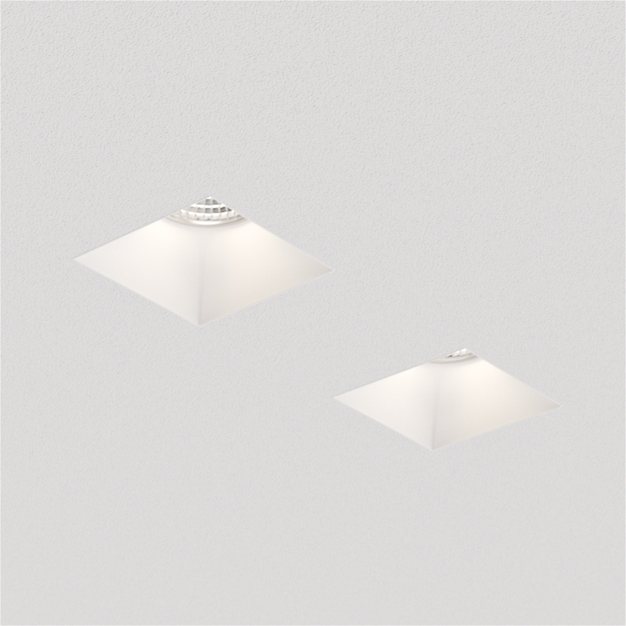 Встраиваемый светильник под сменную лампу Ledron Rise SQ H KIT1 White (8568)