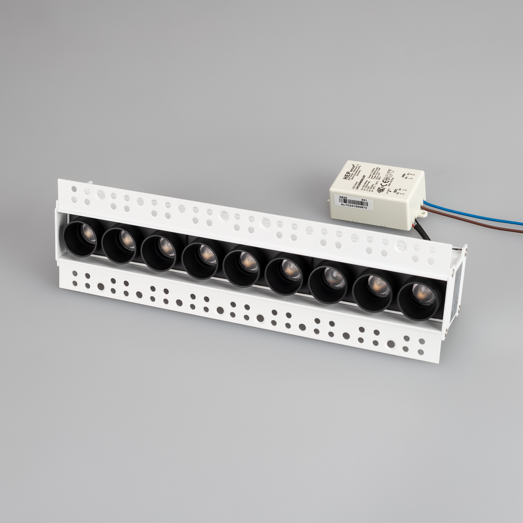 Светильник MS-ORIENT-BUILT-TRIMLESS-TC-S38x277-20W Warm3000 (WH-BK, 30 deg, 230V) (Arlight, IP20 Металл, 5 лет) 031926