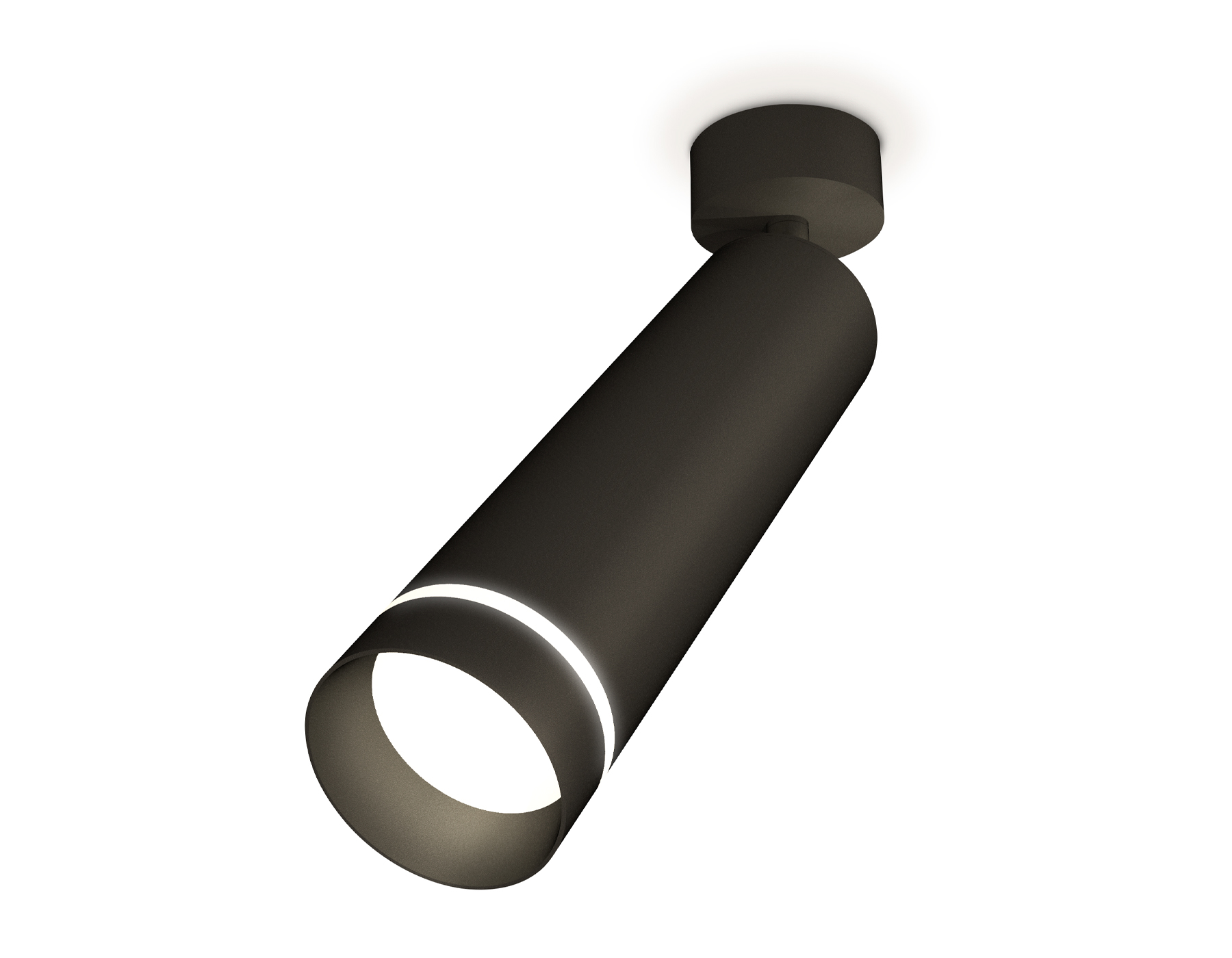 Комплект поворотного светильника с акрилом XM6356003 SBK/FR черный песок/белый матовый MR16 GU5.3 (A2210, C6356, N6229)