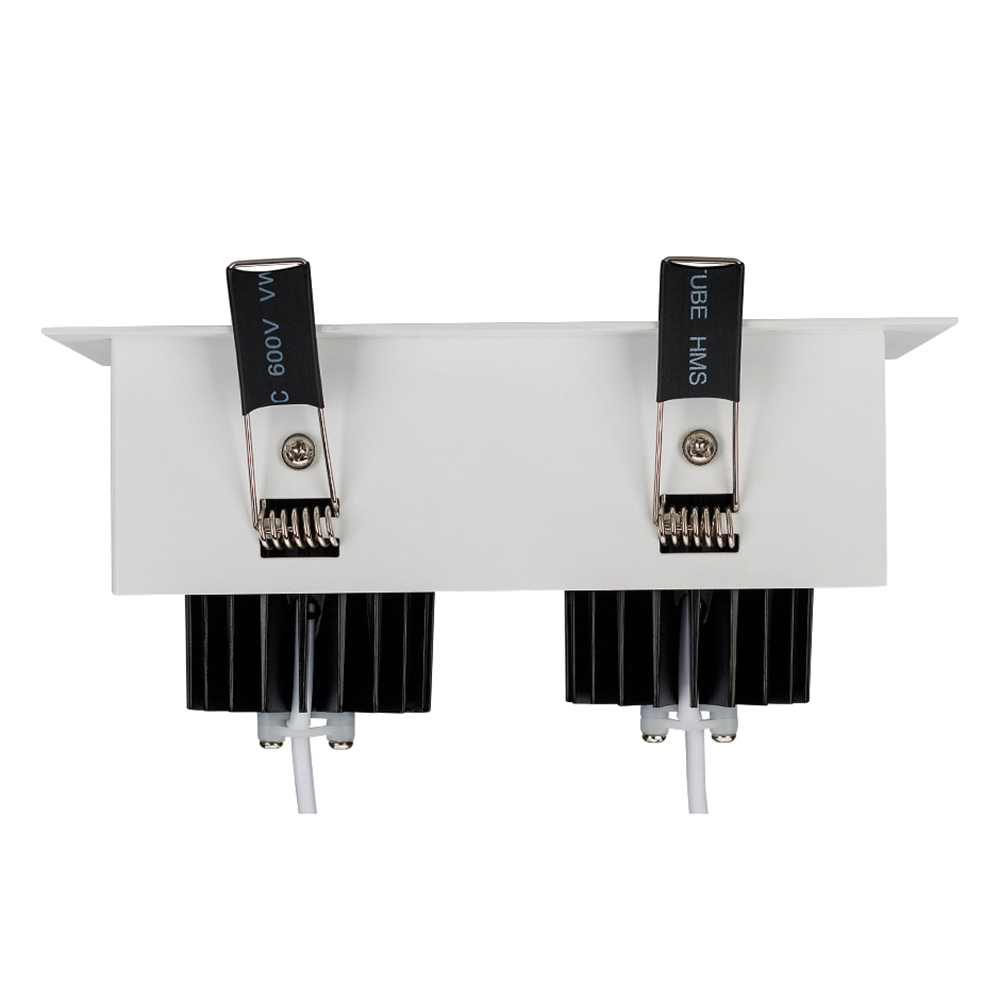 Светильник CL-KARDAN-S180x102-2x9W Day (WH-BK, 38 deg) (Arlight, IP20 Металл, 3 года) 024129