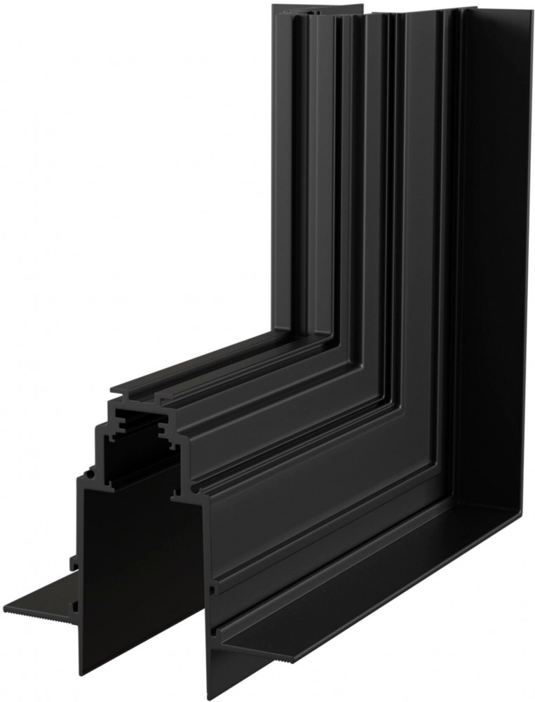 Угловой коннектор внешний S35 встраиваемый черный магнитный Maytoni Technical TRA004OCL-22B