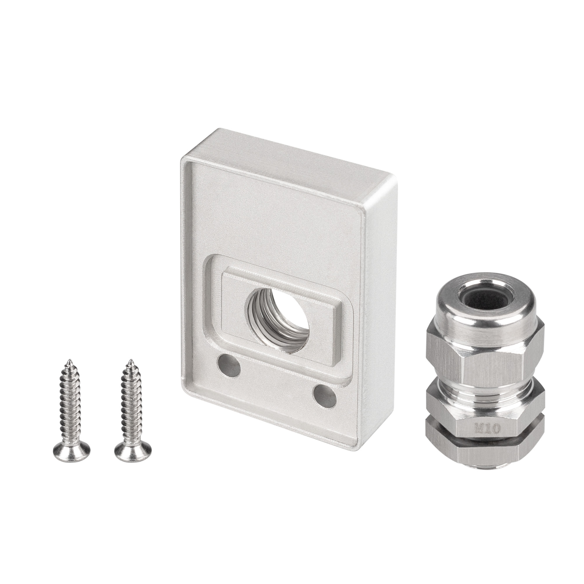 Заглушка ARH-FLOOR27-H28-SIDE с отверстием (Arlight, Металл) 038702