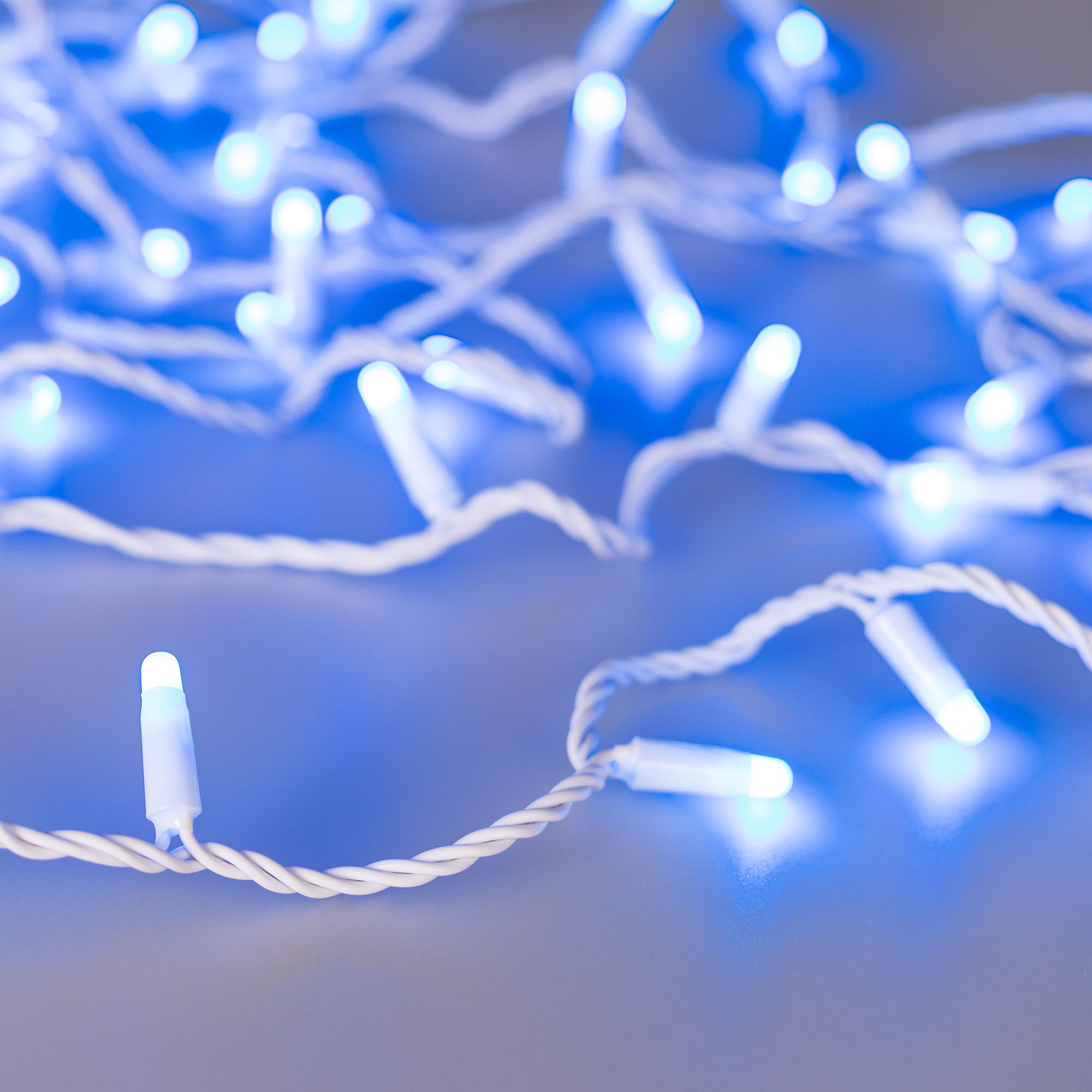 Светодиодная гирлянда ARD-STRING-CLASSIC-20000-WHITE-200LED-MILK-SYNC RGB (230V, 13W) (Ardecoled, IP65) 028206