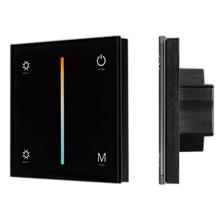 Панель SMART-P21-MIX-G-IN Black (12-24V, 4x3A, Sens, 2.4G) (Arlight, IP20 Пластик, 5 лет) 033765