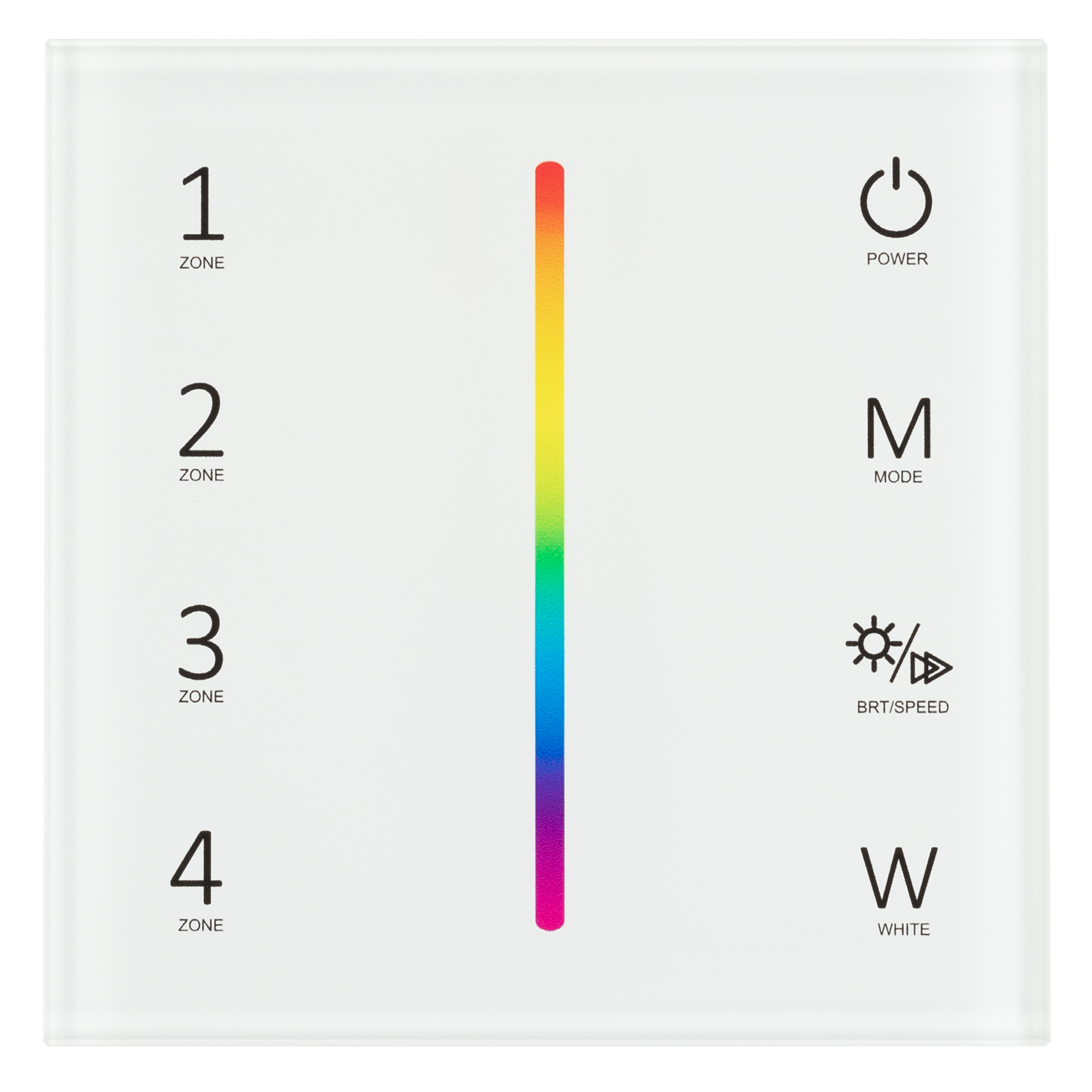 Панель Sens SMART-P45-RGBW White (230V, 4 зоны, 2.4G) (Arlight, IP20 Пластик, 5 лет) 028140