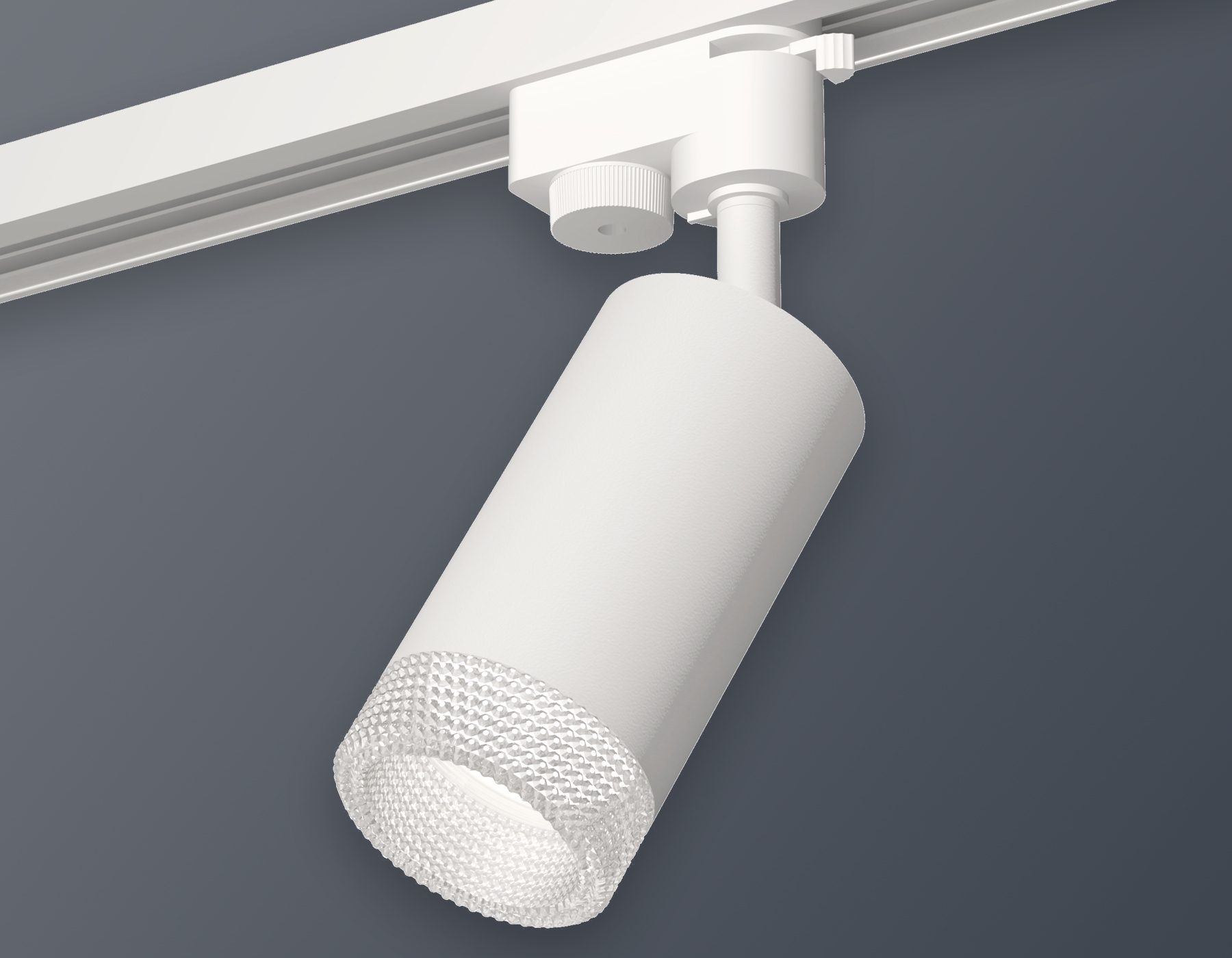 Комплект трекового однофазного светильника XT6322080 SWH/CL белый песок/прозрачный MR16 GU5.3 (A2520, C6322, N6150)