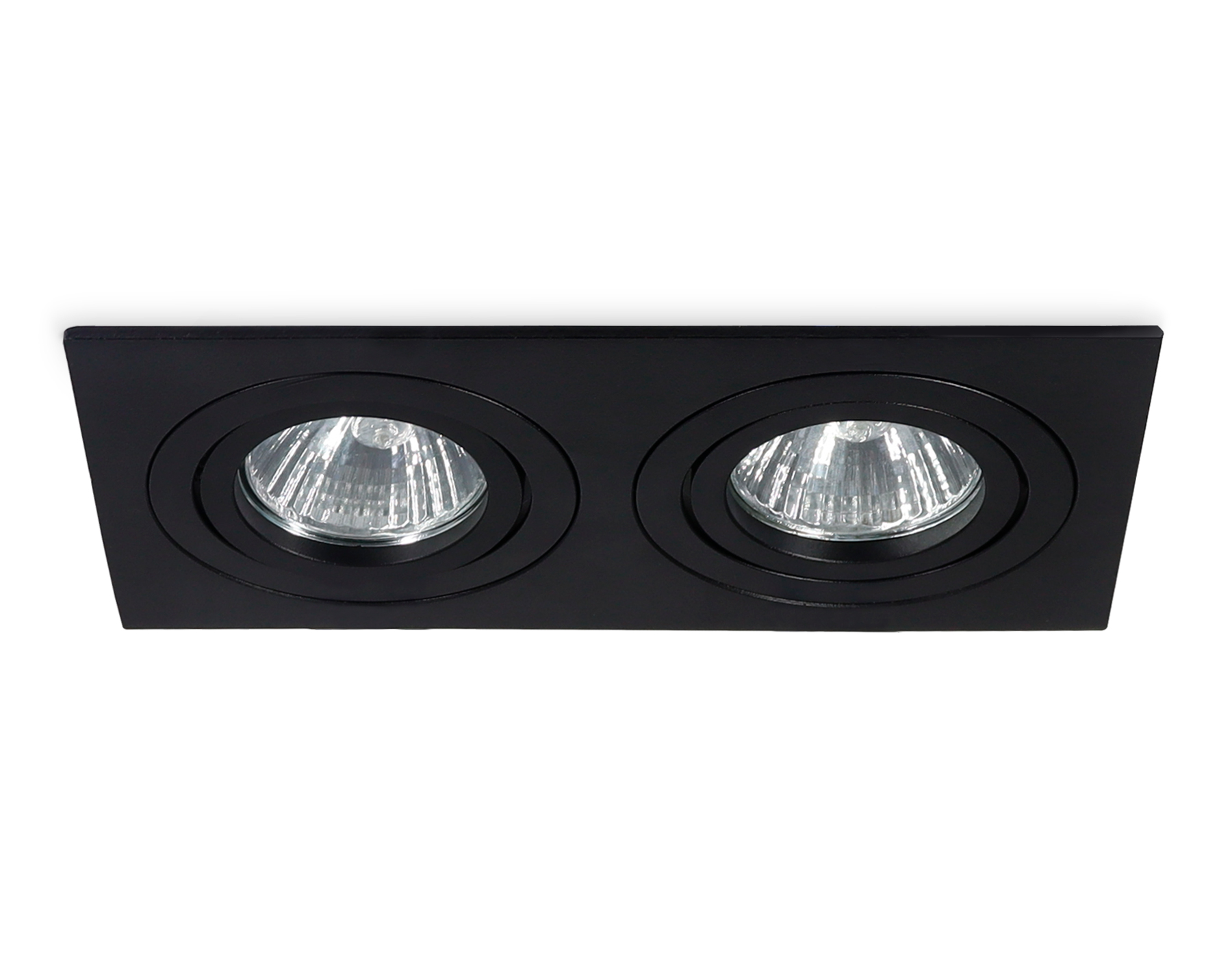 Встраиваемый поворотный точечный светильник GU5.3 TN102627/2 BK черный GU5.3 175*95*28