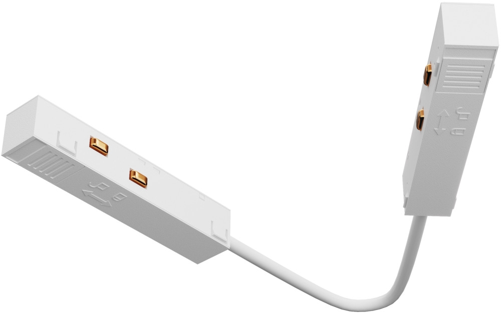 Коннектор питания угловой 15 см Exility белый магнитный Maytoni Technical TRA034CPC-42W-15