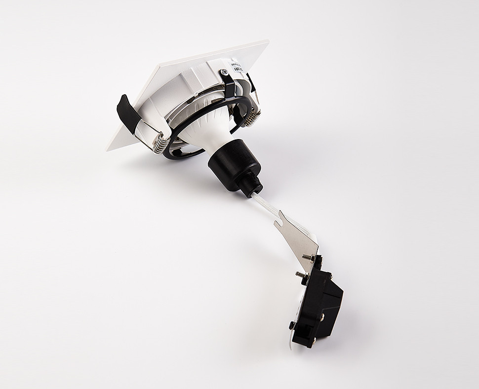 DE-201 white светильник встраиваемый