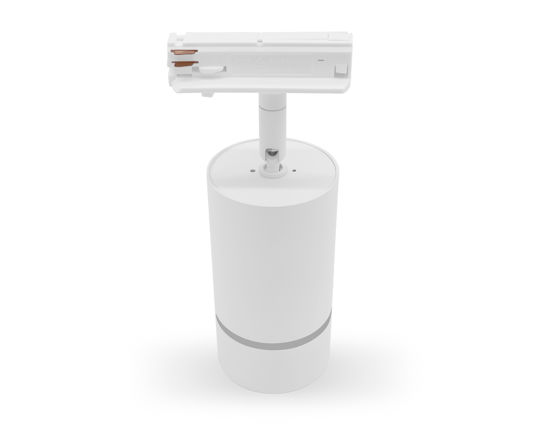 Трековый однофазный светильник GU10 GL5212 SWH белый песок GU10 max 12W