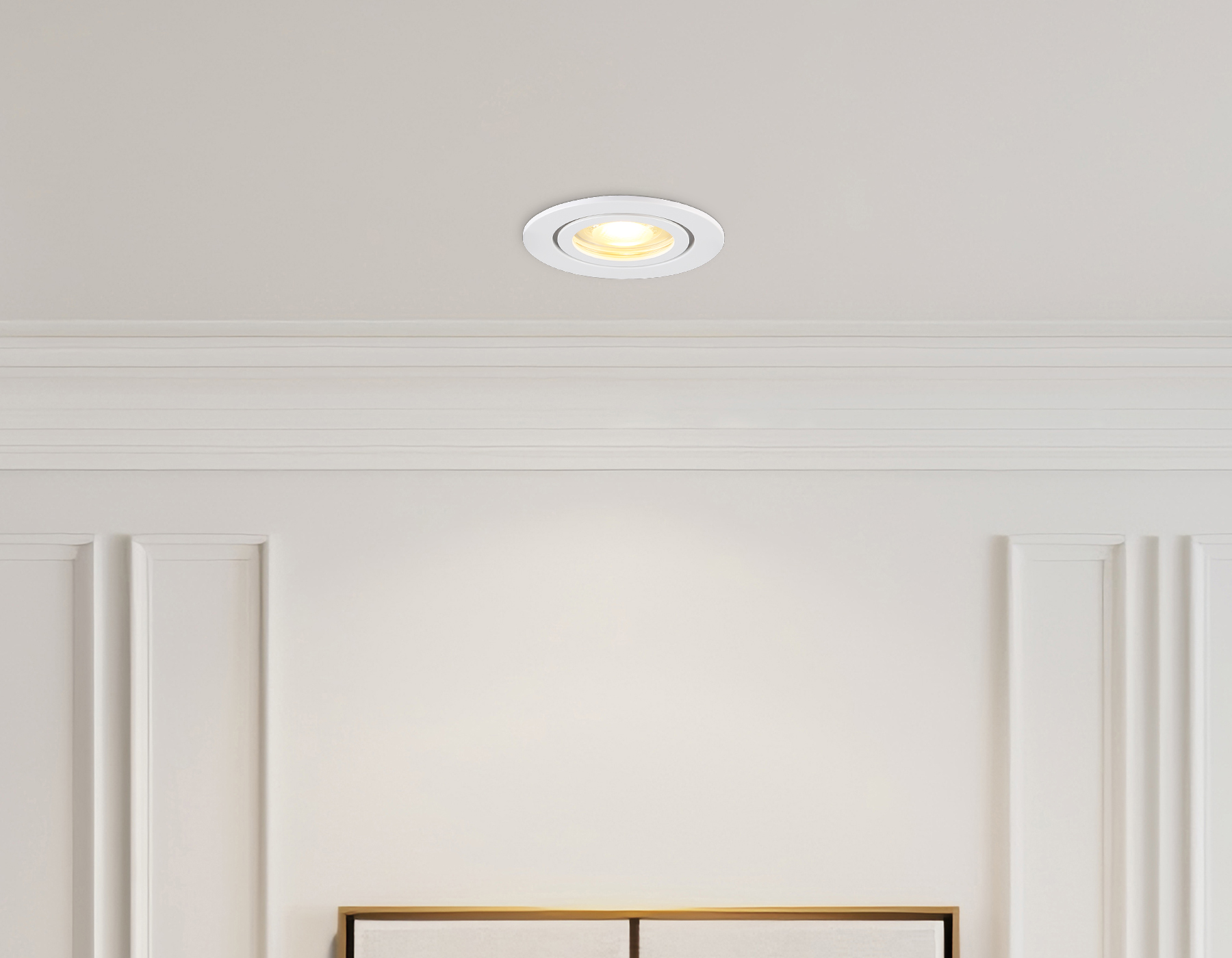 Светильник встраиваемый IP44 с высокой степенью пылевлагозащиты TN1150 WH белый IP44 GU5.3 D85*28