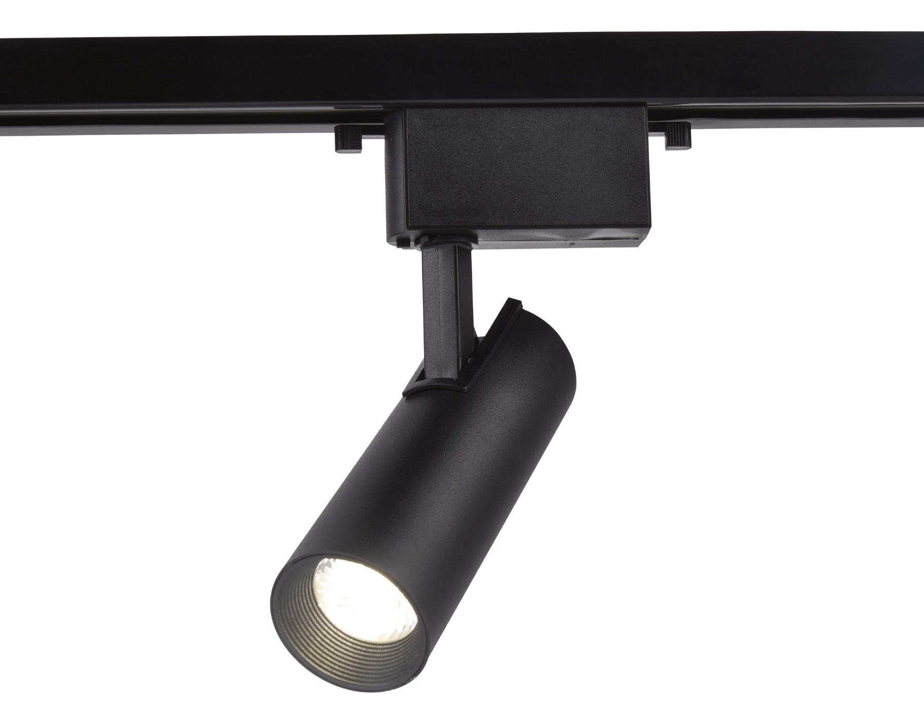Трековый однофазный светодиодный светильник GL5858 BK черный LED 10W 4200K 24°
