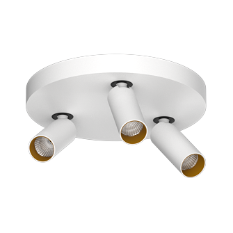 Накладной поворотный светодиодный светильник Ledron SAGITONY R3 S40 Dim White-Gold 4000K (10856)