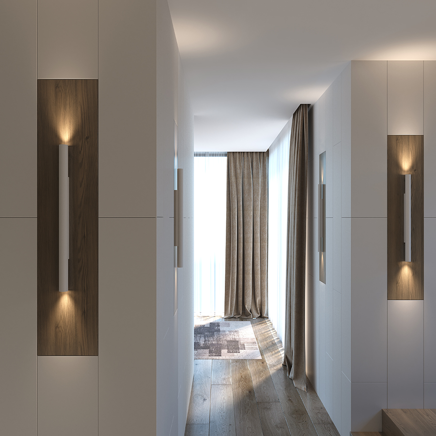 Настенный светодиодный светильник SHINE White (9960)