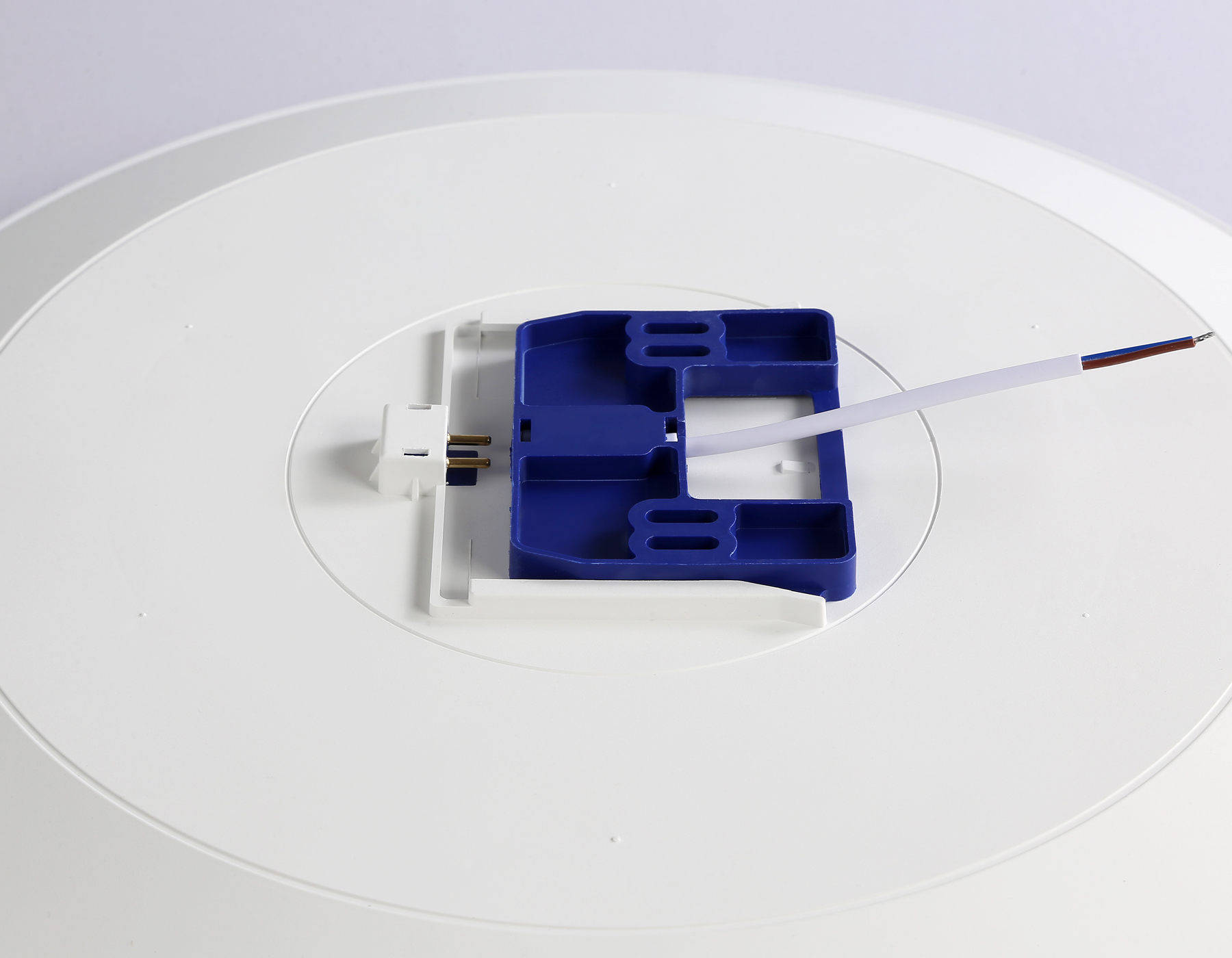 Потолочный светодиодный светильник FZ1222 WH белый IP44 24W 4200K D372*55 (Без ПДУ)