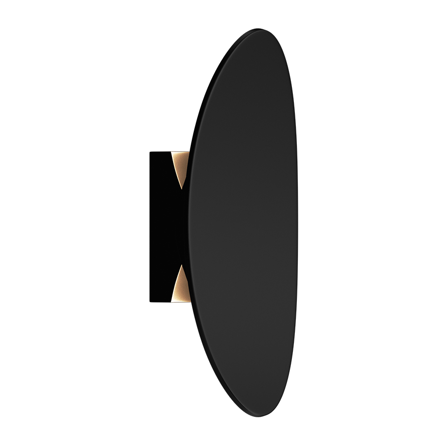 Настенный светодиодный светильник OVAL Black (10098)