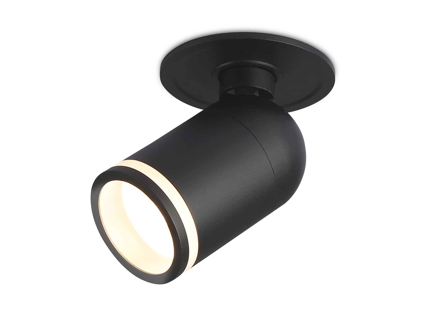 Встраиваемый точечный светильник MR16 с поворотным механизмом TA1273 SBK/FR черный песок/белый матовый MR16 GU5.3 D55*136