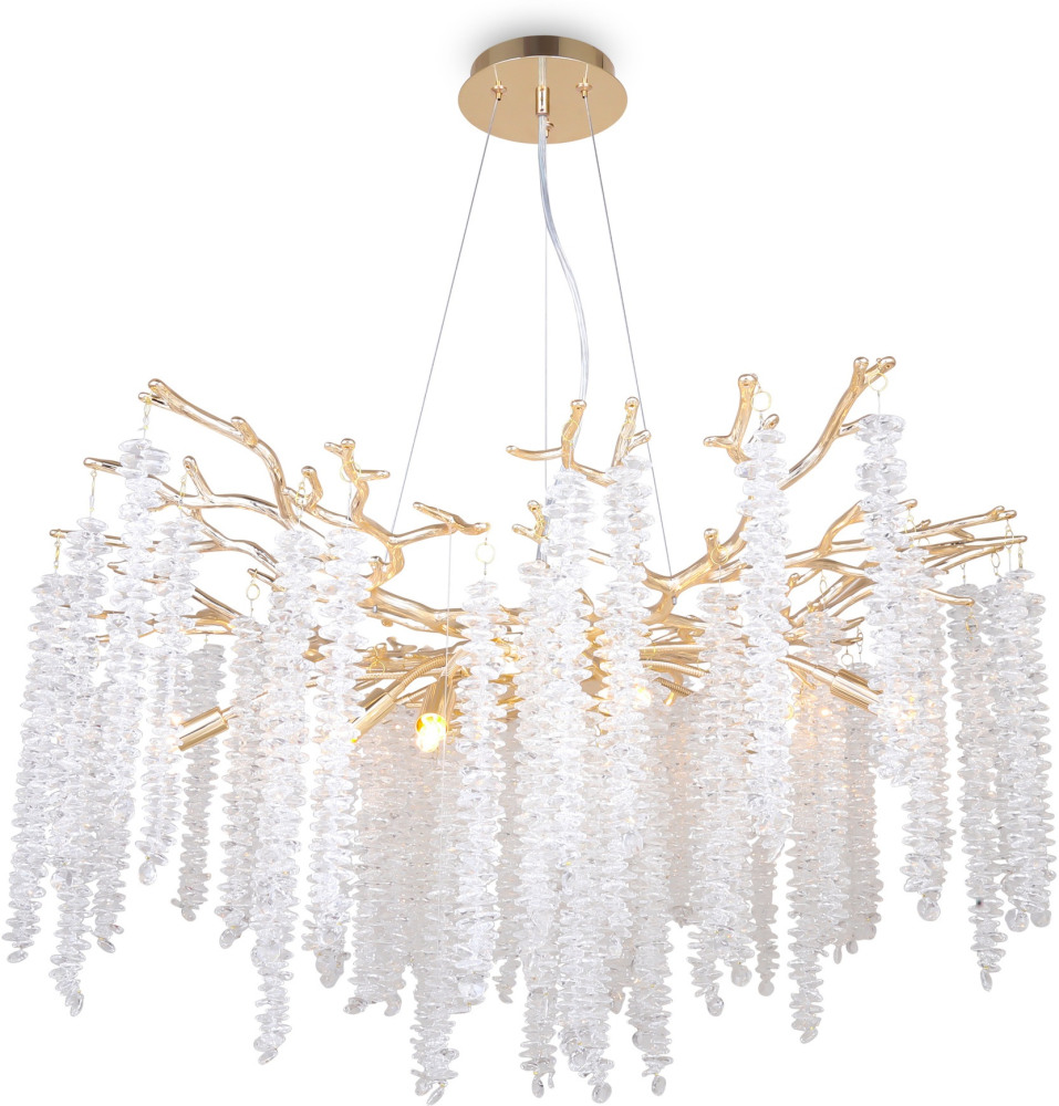 Подвесная люстра Freya Mineral FR1010PL-10G (fr1010pl-10g)