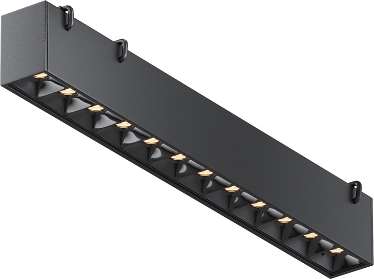 Трековый светильник Maytoni Points Parity TR128B-12W3K-M-B 3000K 12Вт черный (tr128b-12w3k-m-b)