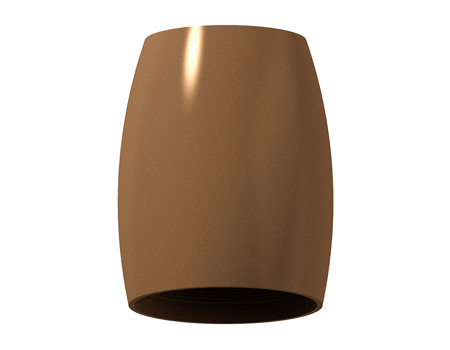 Корпус светильника накладной для насадок D60/70mm C1124 SCF кофе песок D70*60*H100mm MR16 GU5.3