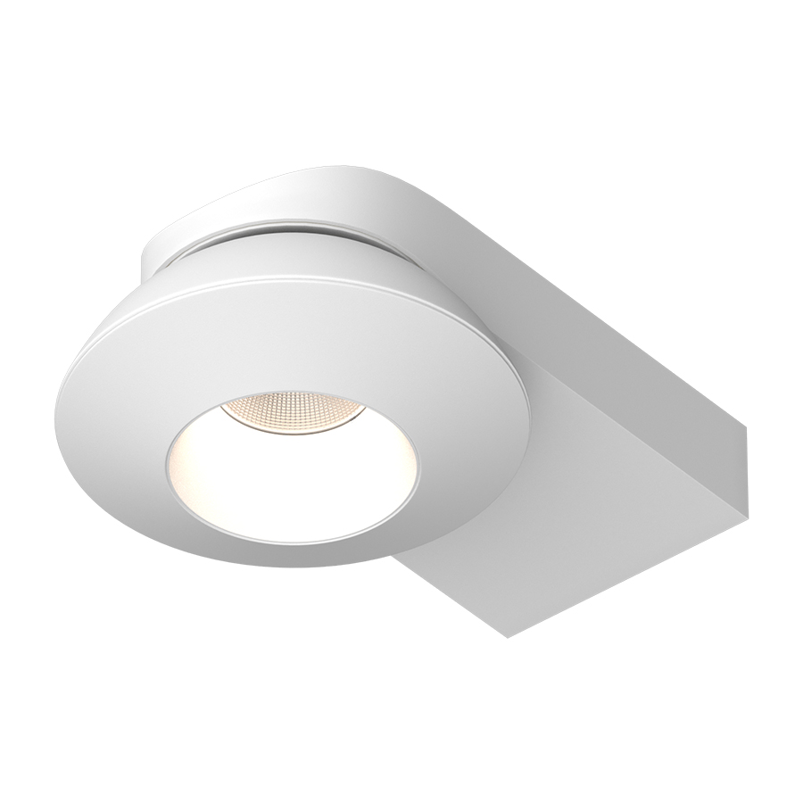 Накладной поворотный светодиодный светильник Ledron KRIS SLIM TRIAC White (9905)