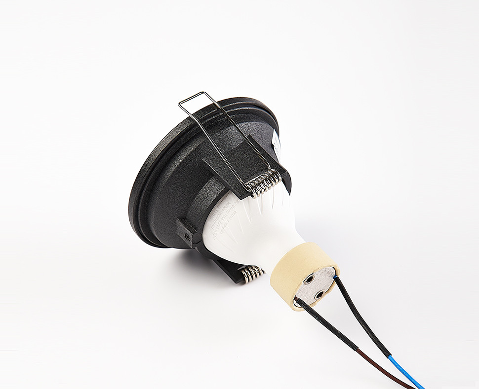 IT07-7010 black светильник встраиваемый