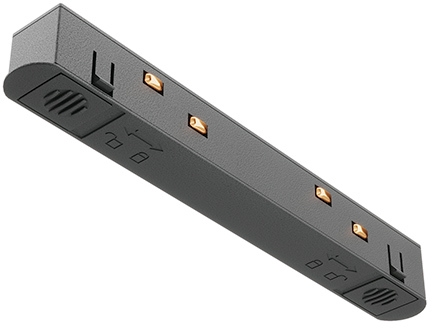 Коннектор питания прямой Exility черный TRA034PC-42B магнитный Maytoni Technical TRA034PC-42B