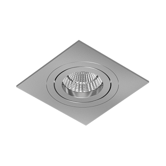 Встраиваемый поворотный светильник под сменную лампу Ledron AO10421 Alum (2358)