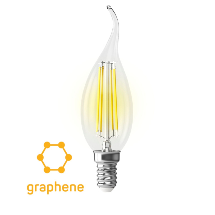 Лампочка светодиодная Candle wind 9W Graphene 7132 (voltega_7132)