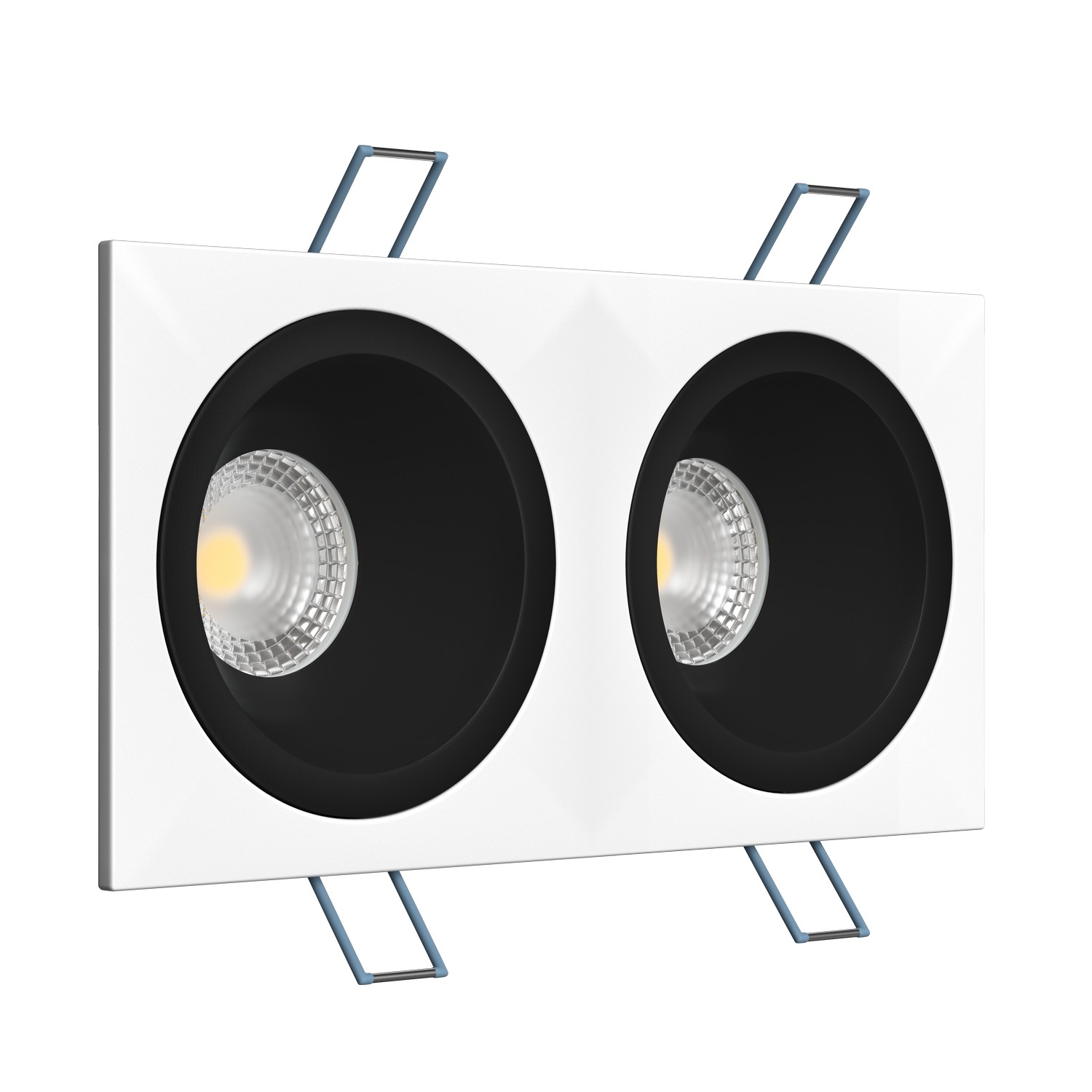 Встраиваемый светильник под сменную лампу Ledron AO1501010 SQ2 White-Black (2415)