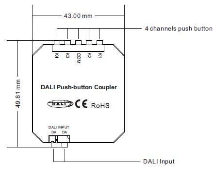 INTELLIGENT ARLIGHT Конвертер DALI-309-4-D2-IN (DALI-BUS, Free purpose) (IARL, Пластик) 032882