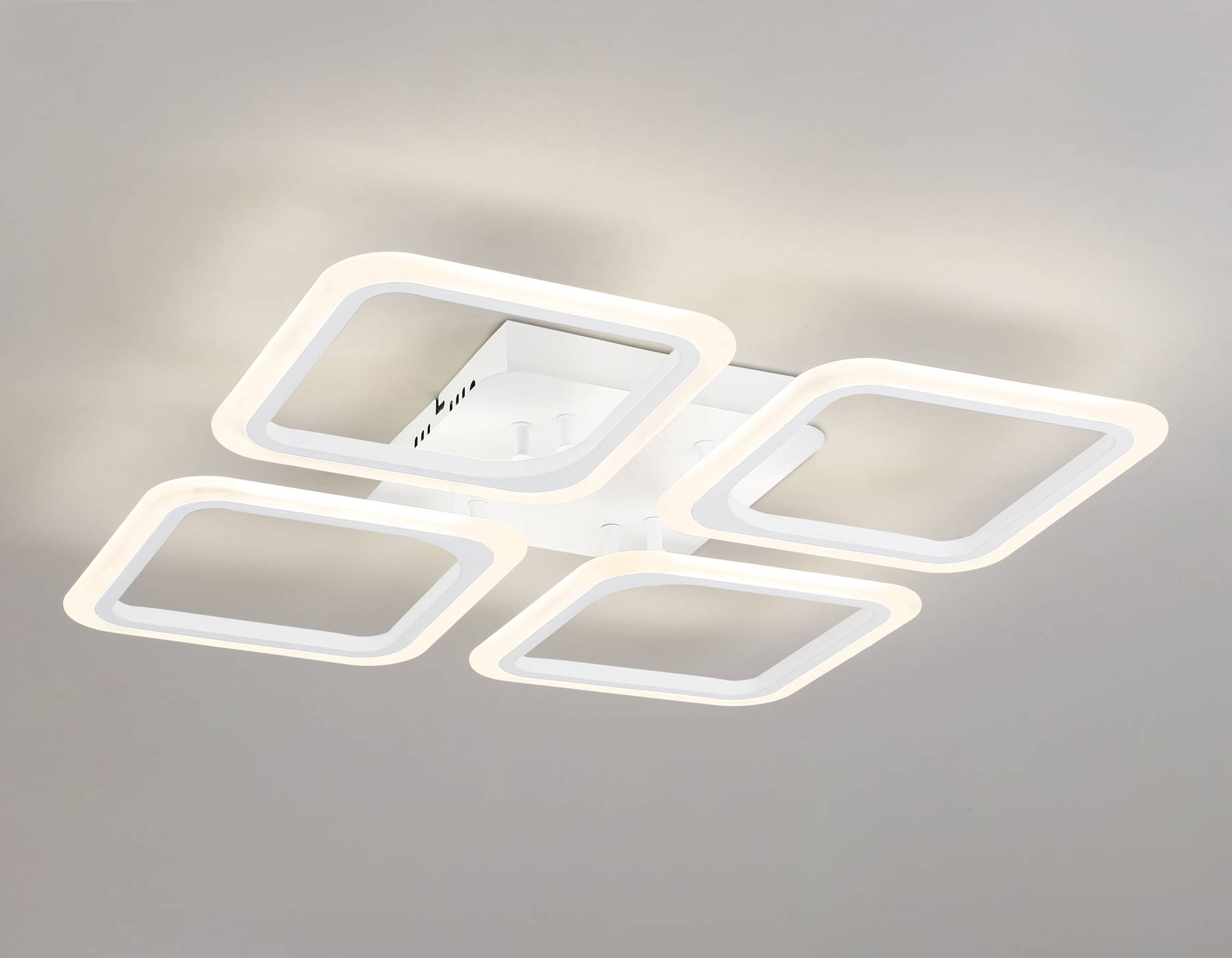 Потолочный светодиодный светильник с пультом FA4375/4 WH белый 4200K/3000K+6400K/6400K+3000K 73W 530*530*75 (ПДУ ИК)