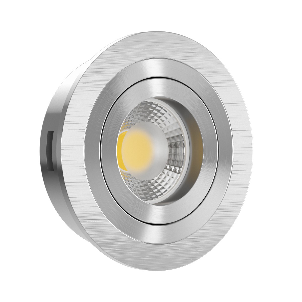 Встраиваемый поворотный светильник под сменную лампу Ledron AO10221 Alum (2355)